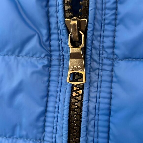 Banana Republic Blue Mens Primaloft Insulated Vest Size Medium Warm Gently Used - Picture 4 of 8